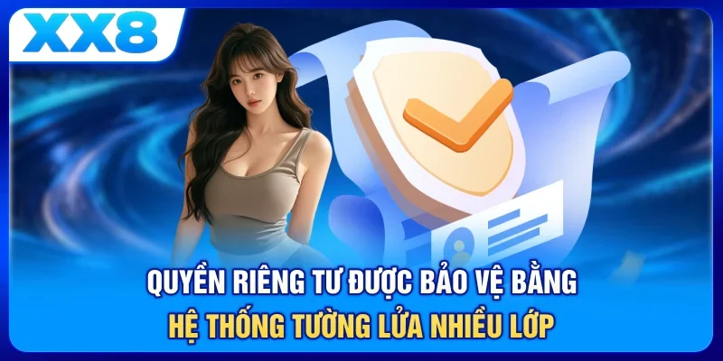 Quyền riêng tư được bảo vệ bằng hệ thống tường lửa nhiều lớp